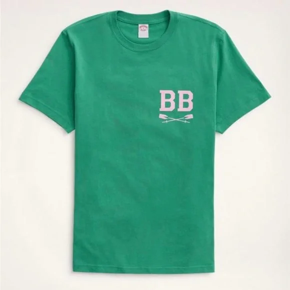 Large Brooks Brothers Nautical T-Shirt - Picture 1 of 3